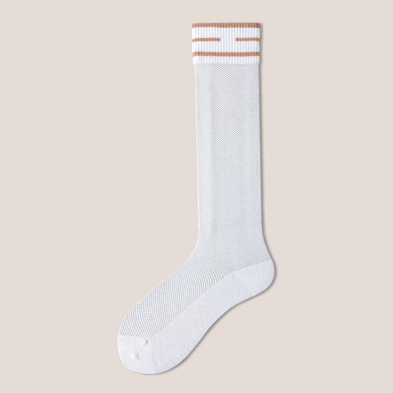 Female Spring and Summer Micro-pressure Thin Boneless Long Leg Socks
