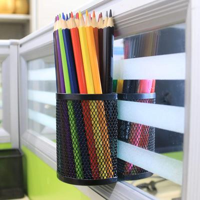 Magnetischer Stifthalter für Whiteboard Kühlschrank Langlebig Leichtgewichtiger Netzspeicher Magnetischer Korb Spindorganisator Zubehör