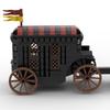 Moc Creative Expert Building Blocks Medieval Model Lion Knight's Carriage Bricks DlY Assembly Construction Toys For Kids Gifts