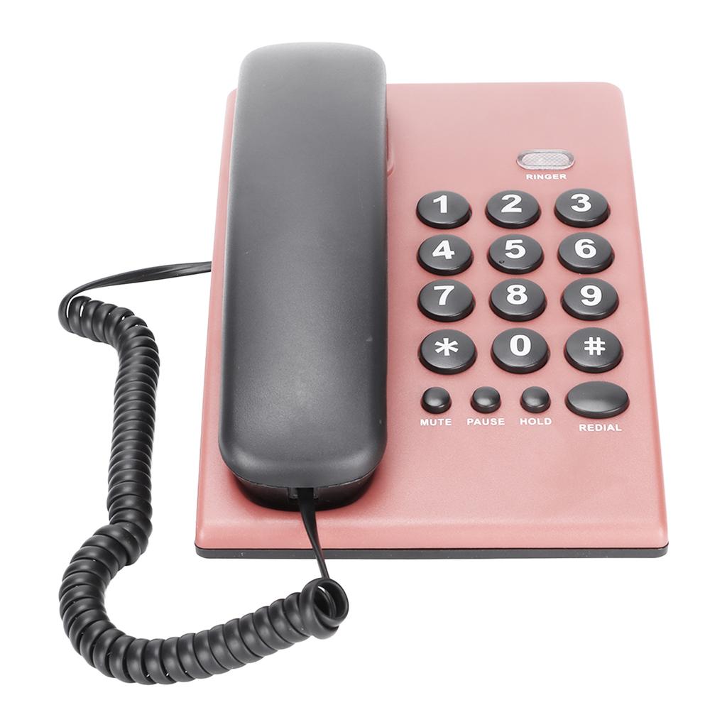 KXT504 Home Landline Multi Functional Battery Free Corded Telephone with Dual Magnetic Handset for