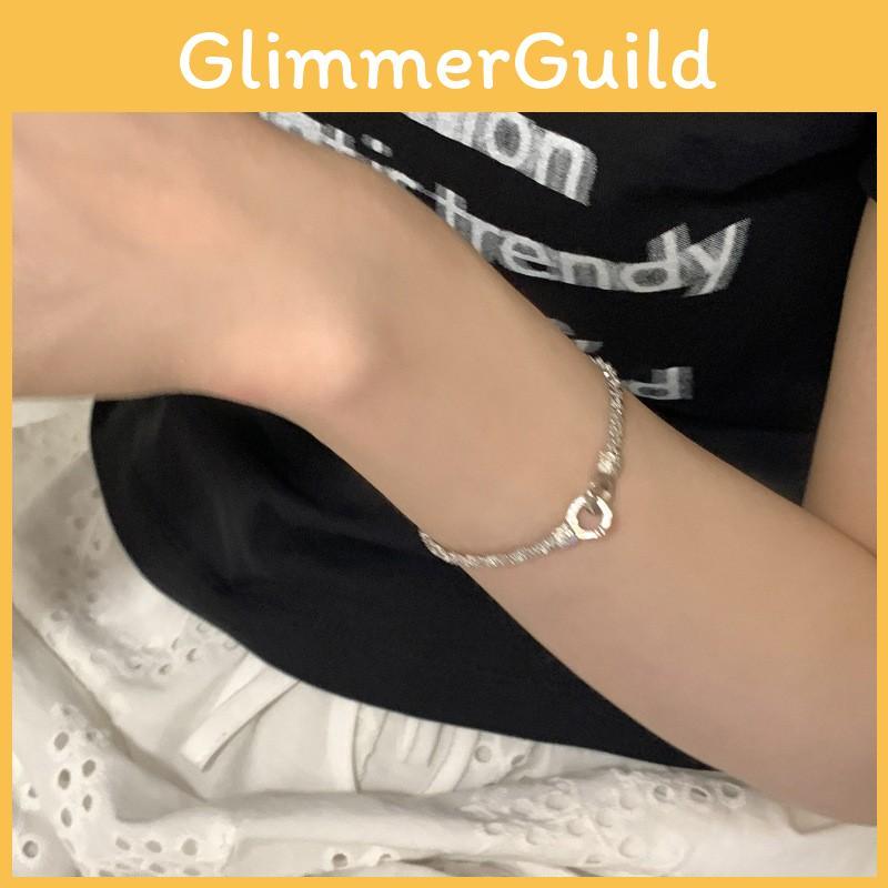 Sophisticated Ring Double Alloy Bracelet For Women Distinctive Accessories Style