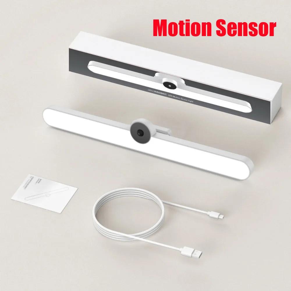 Xiaomi Night Light With Motion Sensor Led USB Rechargeable Bedroom Bedside Table Lamp Adjustable Kitchen Cabinet Strip Lights