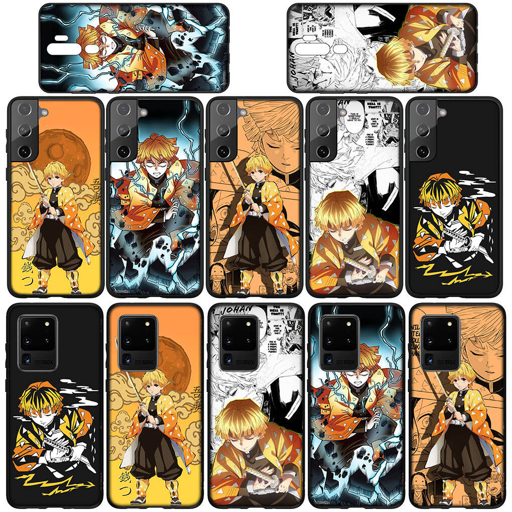 Case for iPhone 17 16 15 Xiaomi Poco F8 F7 X7 X6 M8 C85 C75 Redmi Note 14 13 12 11 Pro Max A3 A4 14C 13C 15C Agatsuma Zenitsu Demon Slayer Anime Cover