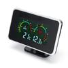 2in1 M10 -40 - 50℃ DC 12V-24V 9.5x6.3x3.2cm LCD Digital Gauge Voltage Pressure Water Temp Meter Alarm