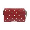 GUCCI 2WAY bag Broadway Pearl Bee Handbag leather Red Women 453778 Used