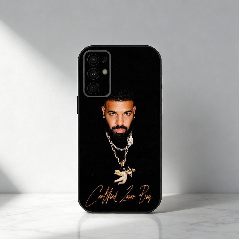 Rapper D-Drake Handyhülle Für Samsung S25,S24,S21,S22,S23,S30,Ultra,S20,Plus,Fe,Note,5G Schwarze Hülle