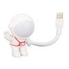 Spaceman Voice Control Night Light USB Powered Dual Color Temperature Dimmable LED Bedside Lamp