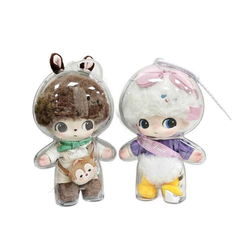 

DIMOO Plush Keychain Doll Silicone Protective Case & Dustproof Pendant.
