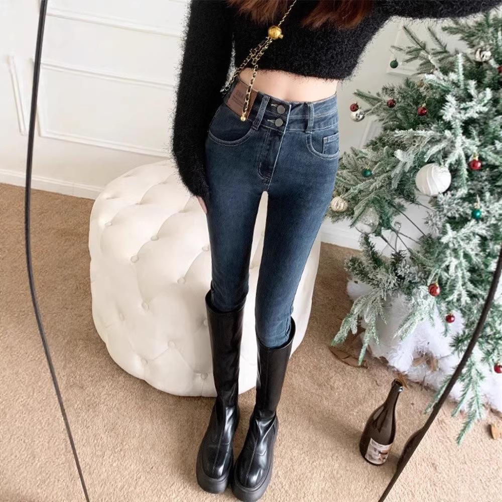 Jeans Ajustados Adelgazantes de Cintura Alta para Mujer - Estilo Primavera/Otoño 2026