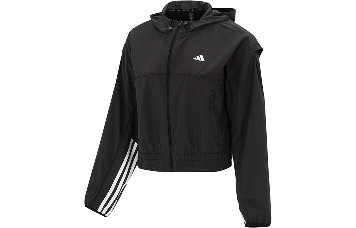 

Adidas Jackets Women s Black Hooded Moderate Other IL6977 M