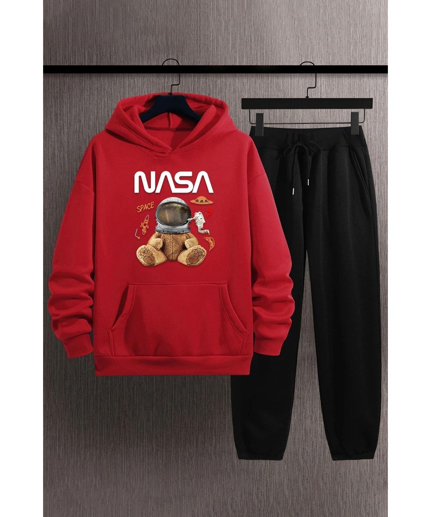 

Специальный спортивный костюм с принтом Nasabear сверху и снизу