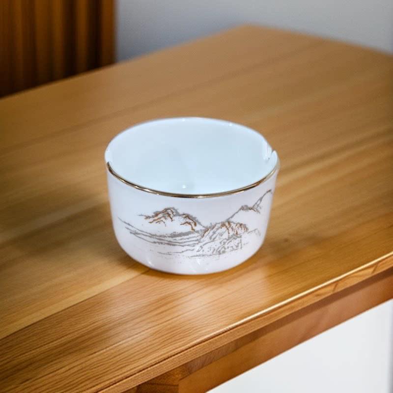 Luxury Gold Rim Bone China Tableware Set: Elegant Ceramic Plates, Bowls, and Dishes for Home and Hospitality Use