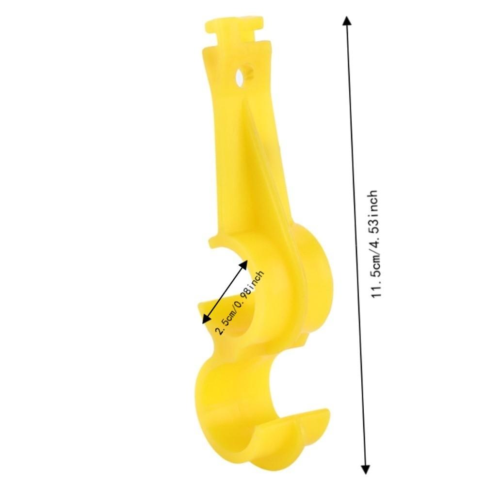 10pcs Dual Groove S-Type Frame Water Pipe Fixing Clips Farm Pipe Fasteners  Farm Waterline System