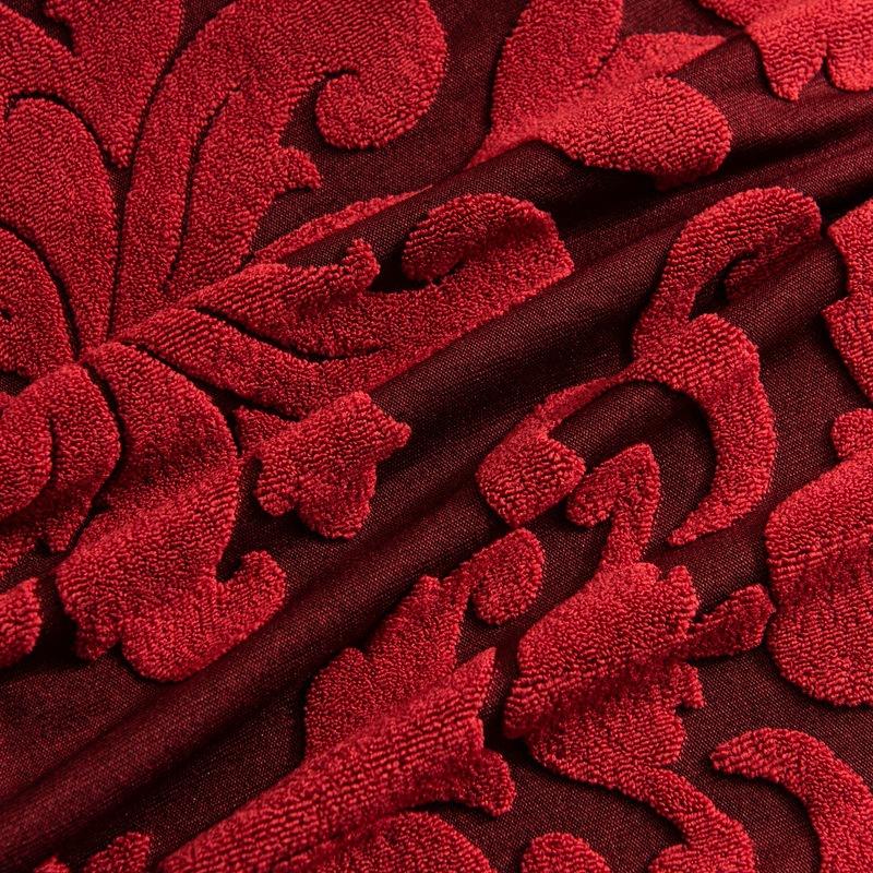 Thickened European Jacquard Chair Cover, One-piece Elastic Armless Chair Cover, One-piece Chair Cover for Hotels and Restaurants