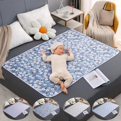 Lençóis Respiráveis Almofadas de Urina Protetor de Cama Lavável Fralda Tapete de Urina Macio para Bebê Bebê