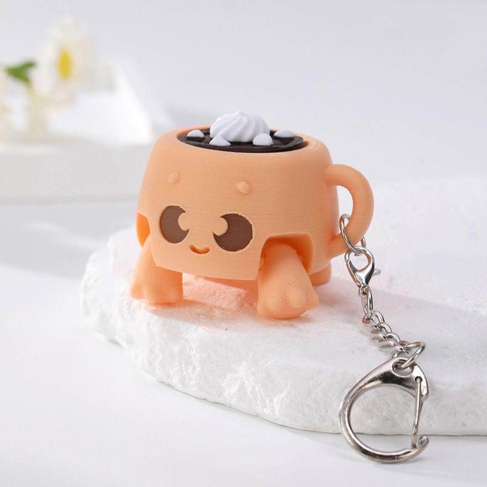 Funny Foods Clicker Key Chain Simulation Sensory Clicker Toys Fidget Clicker Kids Birthday Party