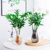 Diamantfacettierte Plastikvase für Hydrokulturpflanzen, Bunte Blumenvase für Bambus, Pampasgras & Heimdekoration