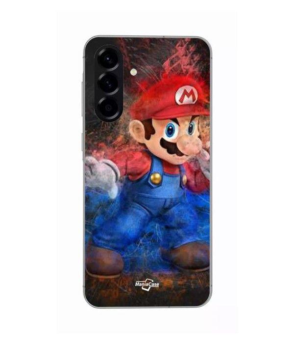 Case - Maniacase - Samsung Galaxy A26 - Silicone - Soft - Super Mario Bros nero