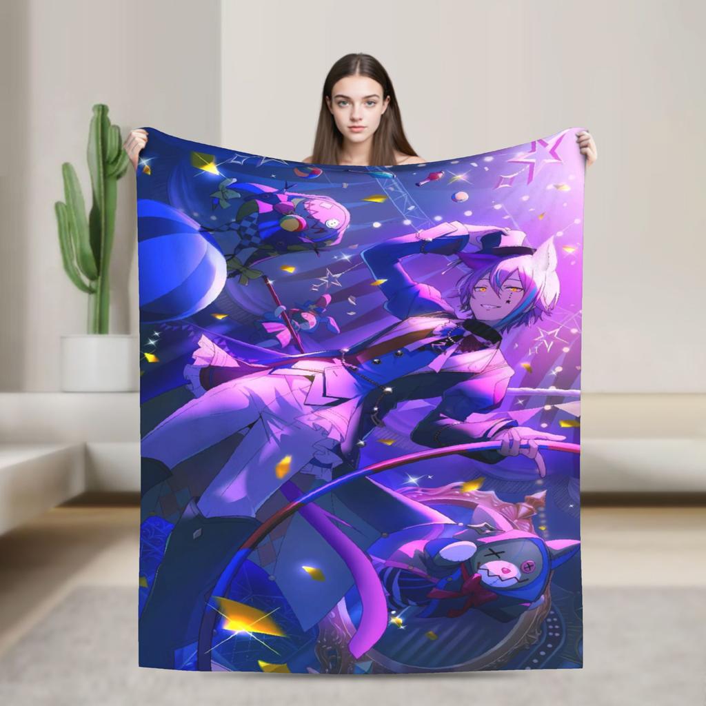 Warm BlanketStudents Decorative Rui Kamishiro Bedding Throws  Flannel Bedspread For Bedroom Graphic Sofa Bed Cover