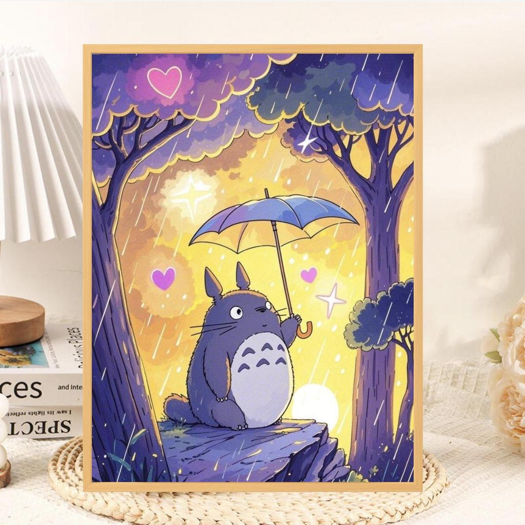 Totoro Wooden Jigsaw Puzzle, 1000 Pieces - Adult & Children's Decompression Toy and Room Decoration, Ideal Birthday Gift