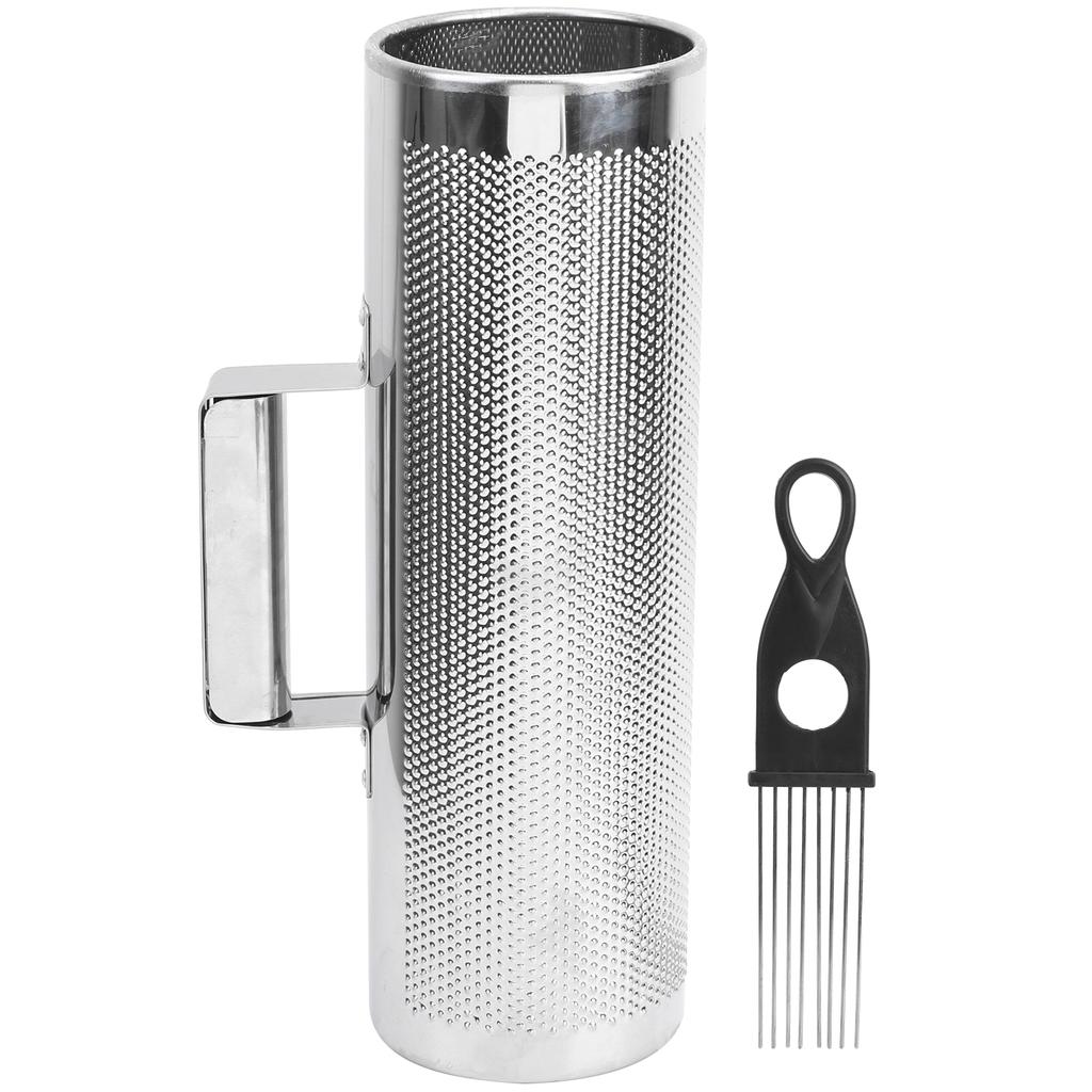 Guiro Shaker Aluminum Orff Percussion Instrument + Scraper Music Teaching Aids 4x12in Type A Orff Percussion Instrument