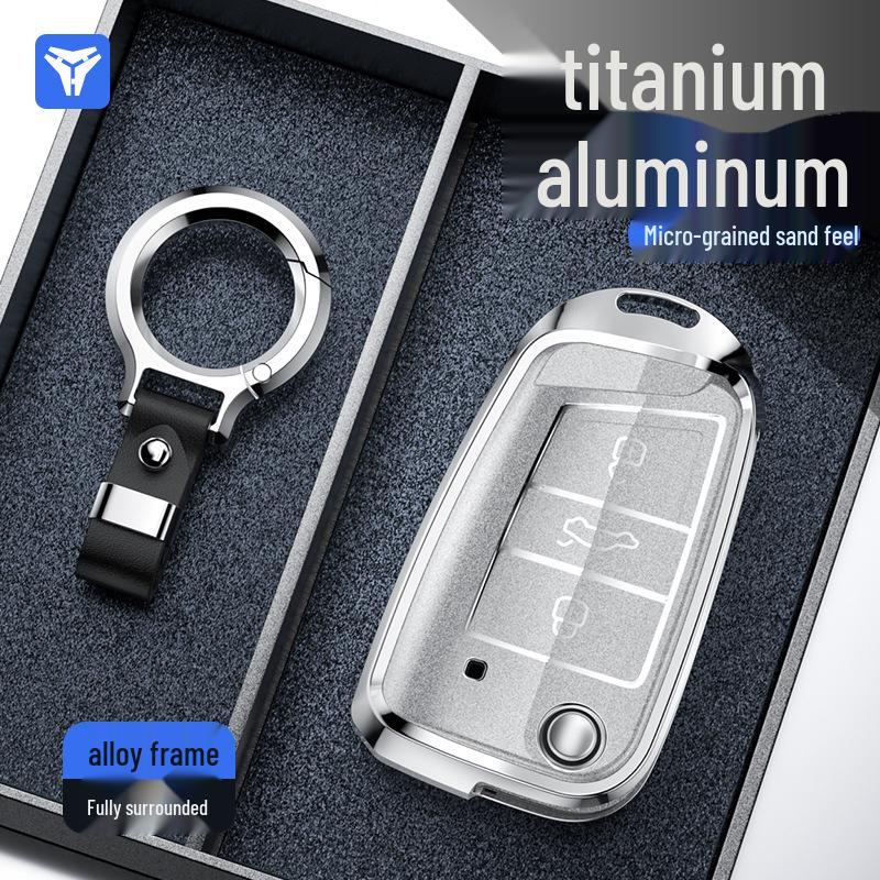Volkswagen Car Key Cover for Lavida, Passat, Bora, Sagitar, Tavendor, Tiguan, Tayron - Protective Shell