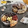 Kemeiruite 2-Tier Divided Snack & Nut Serving Tray