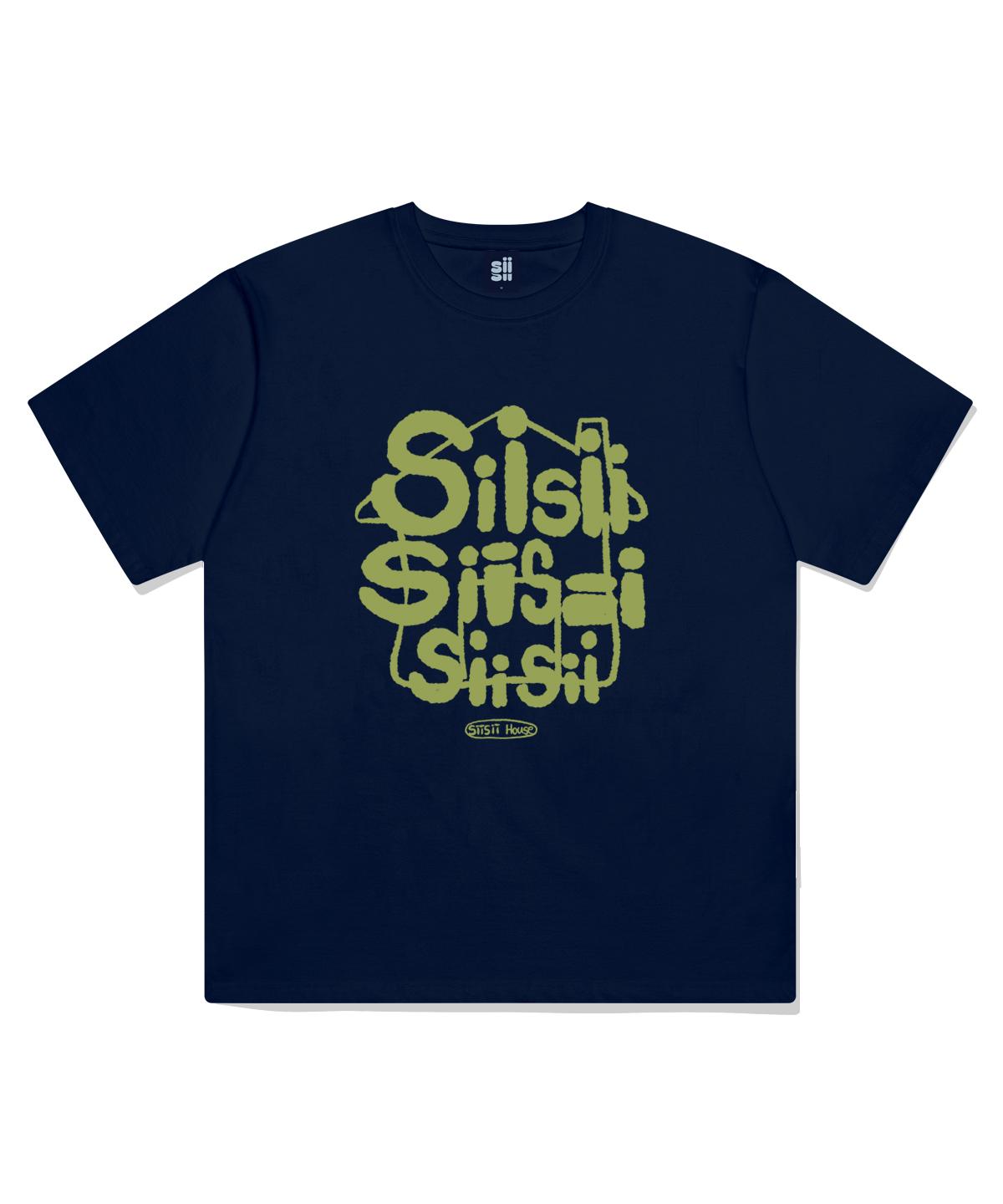 Page Cc Sisi House Printed Short Sleeve T-Shirt Navy L