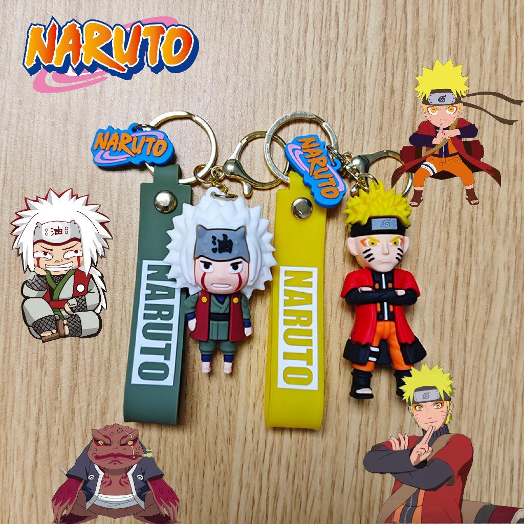 Naruto Character Keychain: Naruto, Hinata, Kakashi, Sasuke, Jiraiya Pendant Doll Keyring