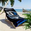 Dallas Mavericks Print Beach Towel, Large Soft Quick Dry Towel for Beach Camping Swimming