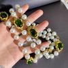 Simulation Pearls Necklace for Women Winter Sweater Chain Palace Style Vintage Jewelry Collar