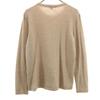 LOUIS VUITTON Made in Italy Cashmere Blend Long sleeve sweater M Brown Women Used