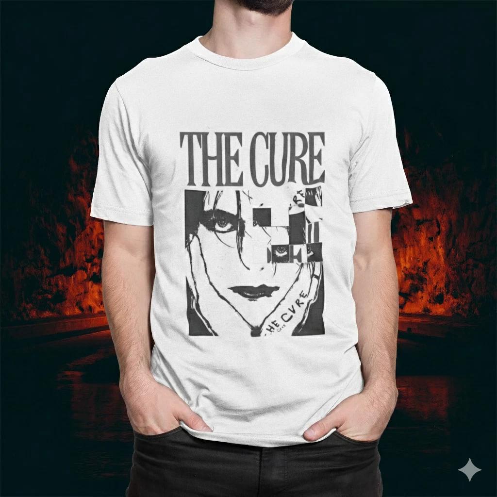 Unisex Adult Vintage Music The Cure Band Graphic T-Shirt Vintage Go... XL
