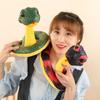 Good Luck Big Eyes Snake Plush Toy Happy New Year Wealth Snake Year Mascot Toy  Home Decor