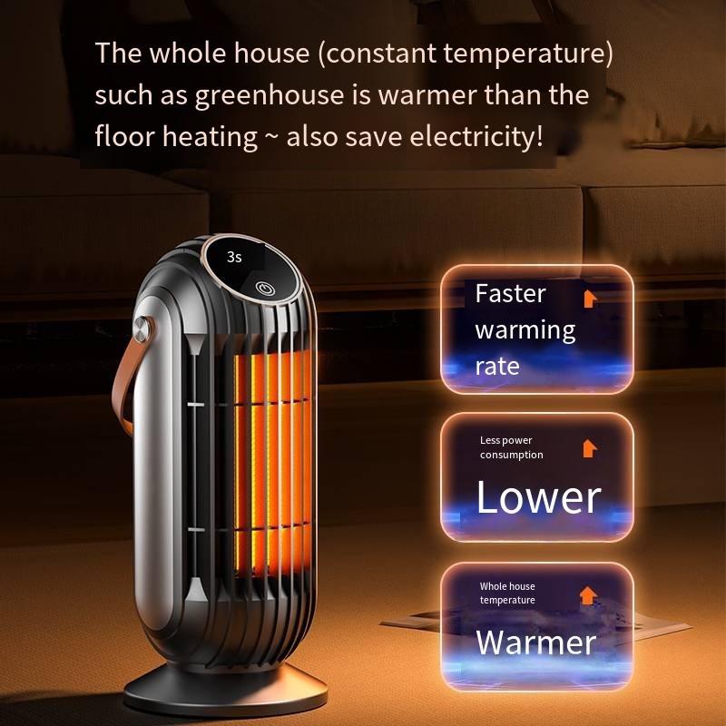 2000W 4 Heat Settings Intelligent Desktop Space Heater Powerful PTC Ceramic Fast Heating For Home Office Bedroom Use