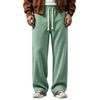 Men's Knit Relaxed Fit Straight Leg Casual Sweatpants with Drawstring Elastic Waist for Everyday Wear