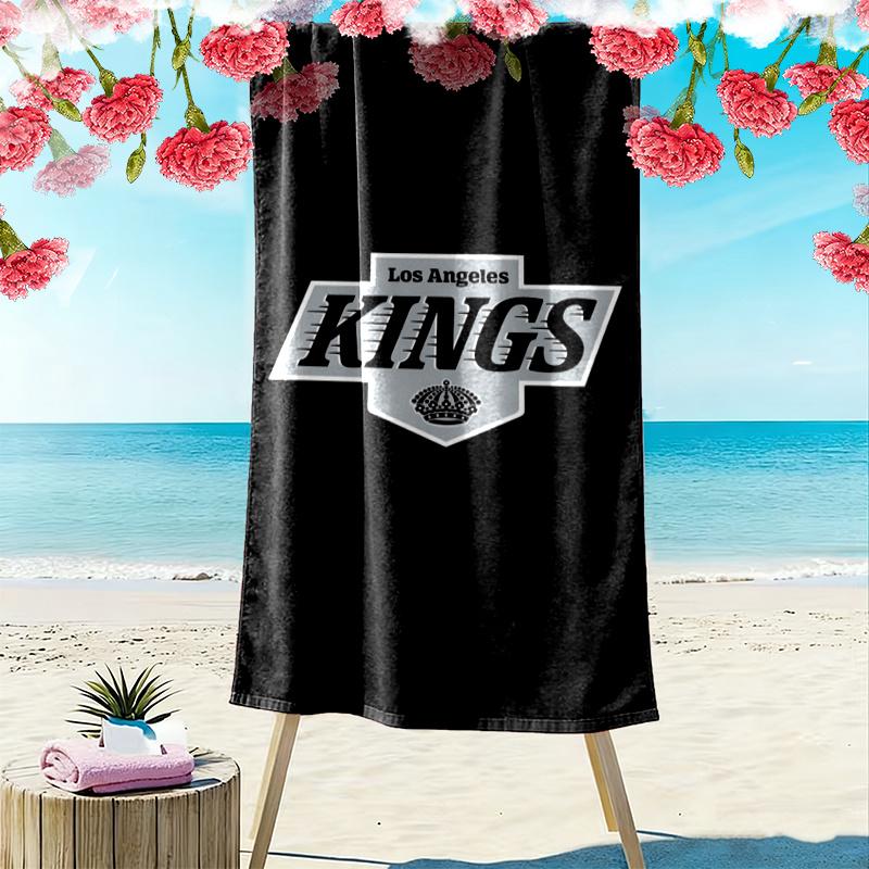 Los Angeles Kings Print Beach Towel Large Soft Quick Dry Towel For Beach Camping Swimming