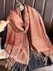 New Ethnic Autumn Pashmina Hijab Shawl Muslim Women Warm Winter Scarves Luxury Jacquard Female Foulard Hijab Stoles Headscarf