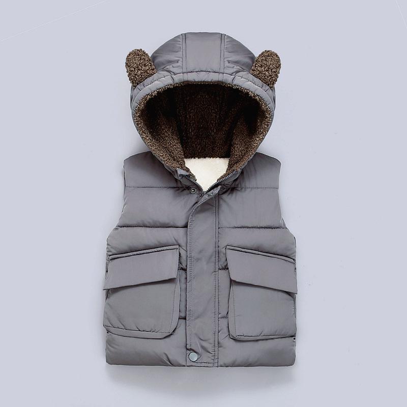 Boys' Cotton-Padded Jacket: Warm Korean-Style Kids' Autumn/Winter Zip-Up Top