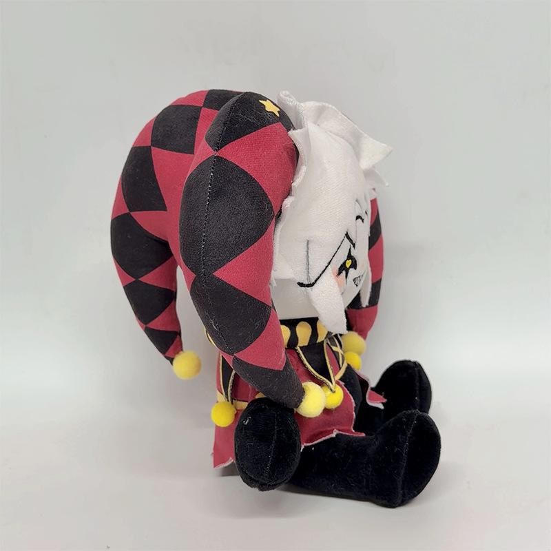 27cm The Freak Pierrotthe Harlequin Circus Plush Cartoon Pierrot Plushie Anime Peripherals Stuffed Pillow for Kid Gifts
