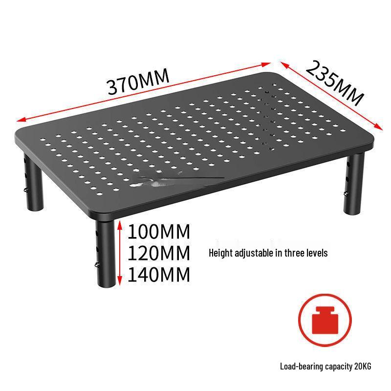 Adjustable Desktop Monitor Stand and Storage Riser