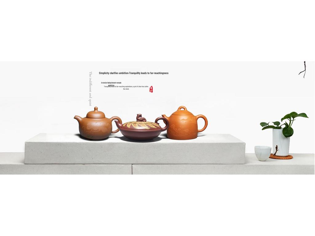 Hanjiang Zhu Ni Plain Inner Push Ball Hole Yixing Zisha Teapot Tea Set