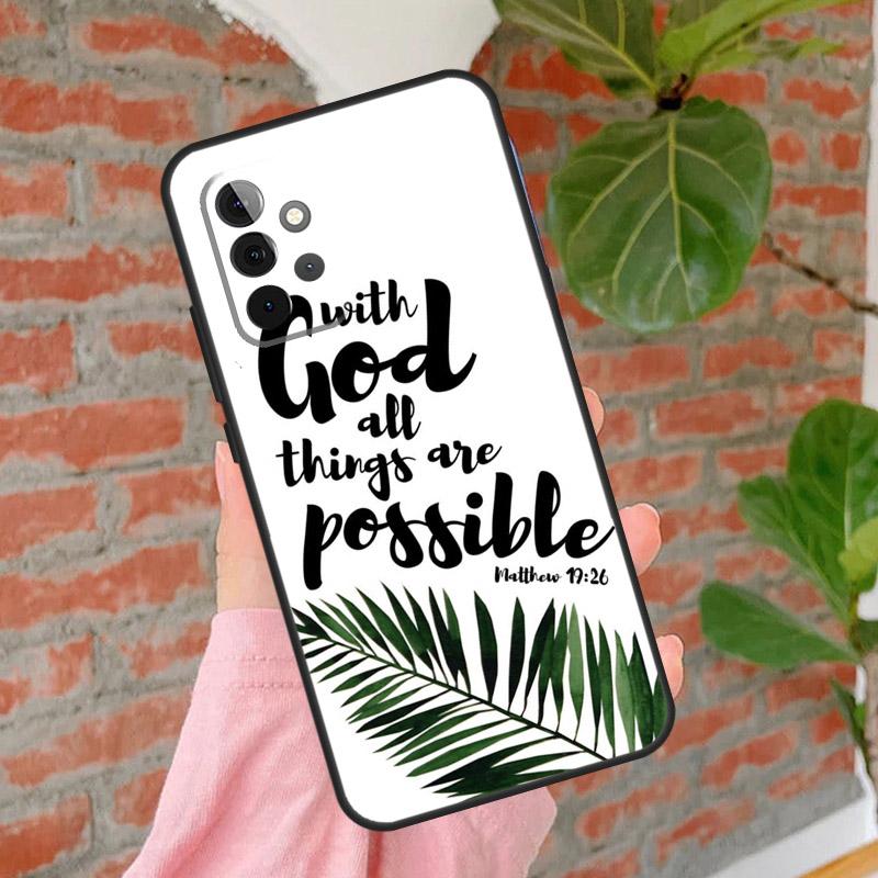 Bible Philippians Jesus Christ Verse Case For Samsung Galaxy A55 A35 A25 A15 A53 A33 A13 A51 A71 A12 A32 A52 A14 A34 A54 Cover