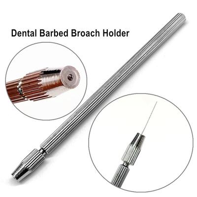 1 Piece Dental Barbed Broach Holder Hand Use Gripper Stainless Steel Dentist Tool