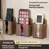 Punchless Wall Mounted Mobile Phone Charging Case Bracket Pasted Remote Control Base Bathroom Storage Rack Holder