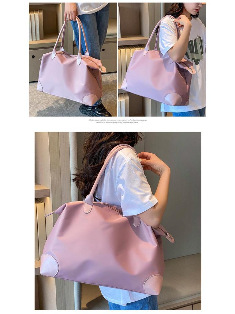 Bolsa de Ginástica Grande Capacidade Feminina: Bolsa de Mão da Moda para Viagens Curtas e de Negócios, Ideal para Esportes ao Ar Livre e Yoga.