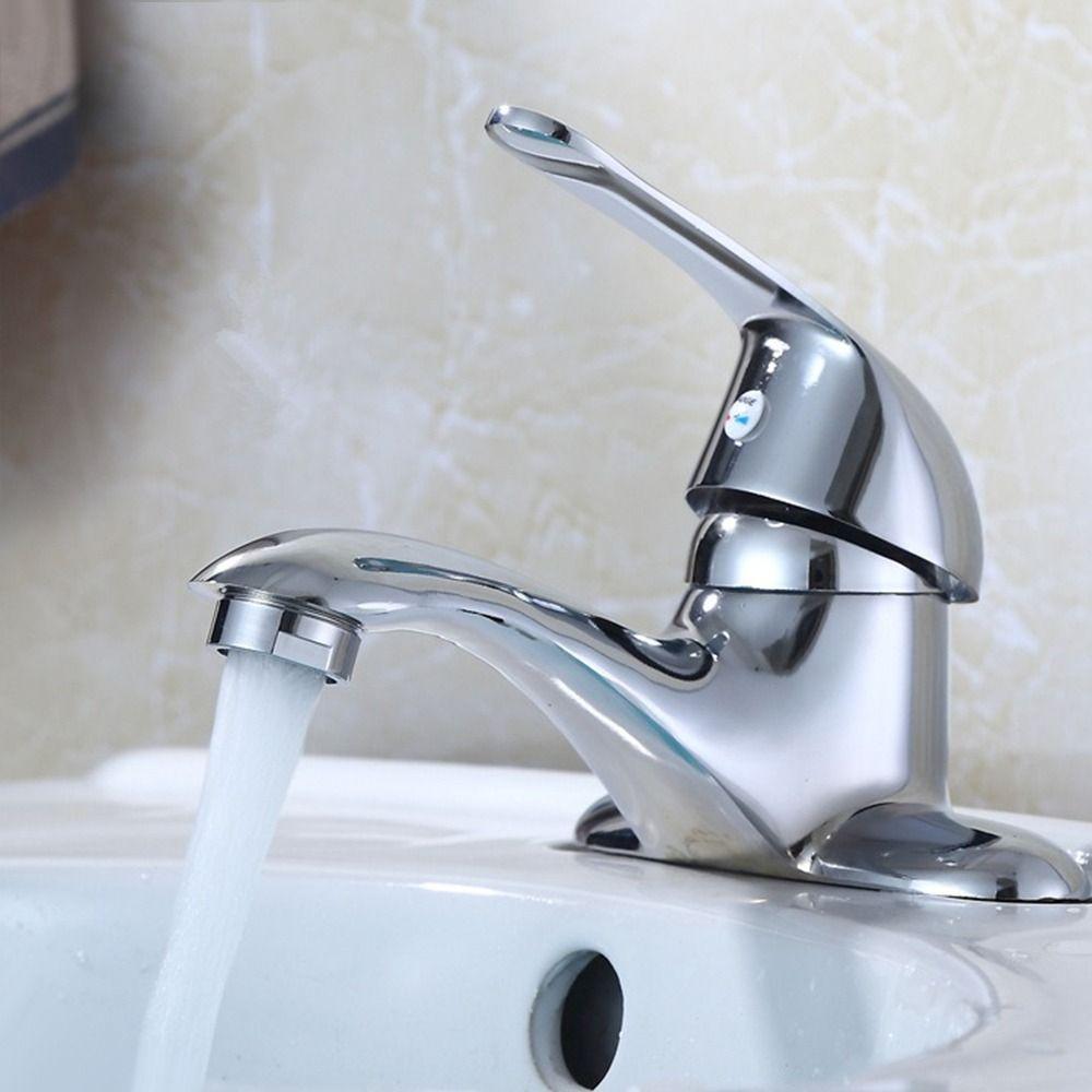 Ventil Schalter Badezimmerarmaturen Heiß und Kalt Waschbeckenhahn Mode Waschbeckenmischbatterie