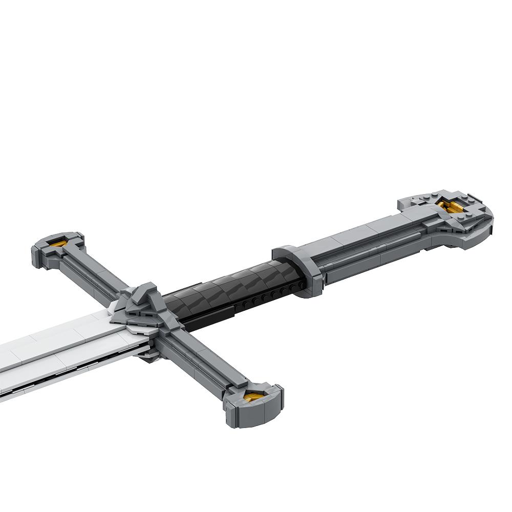 Gobricks MOC The Sword of King Constructing Block Learning-Focused Toys Anime Movie Knight For Collect Present