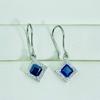 Natural Iolite Gemstone 925 Silver Drop Dangle Statement Earring For Girl Womens