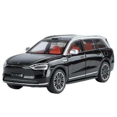 1/24 AITO Selis M9 SUV Nieuwe Energie Voertuigen Legering Diecast Auto Model Geluid & Licht Speelgoed Huisdecoratie Ornamenten Speelgoed voor Jongens